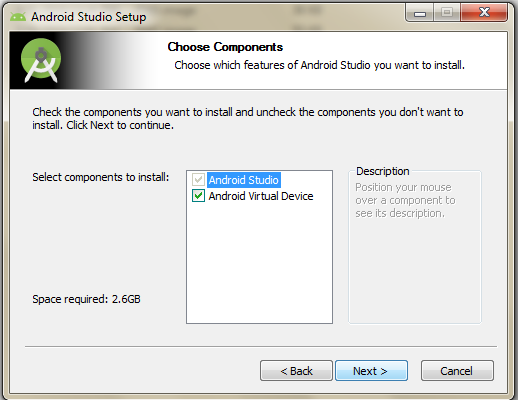 Android studio setup 2